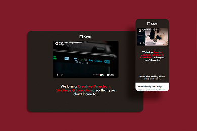 Website developed for Kaydi Media Group